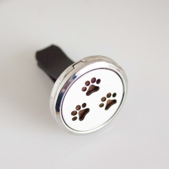 Paw Print Car Locket